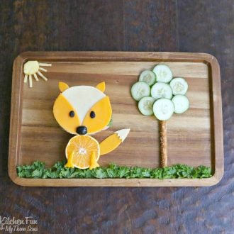 This Fox Fun Lunch is super cute and easy to make for the Kids!