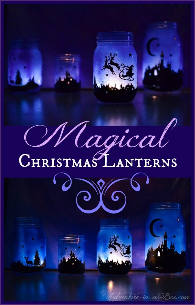 Holiday Magical Christmas Lanterns... these are the BEST Christmas Mason Jar Ideas!