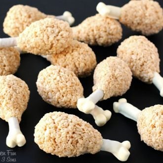 Rice Krispies Turkey Legs...such a fun & easy treat to make the Kids for Thanksgiving!