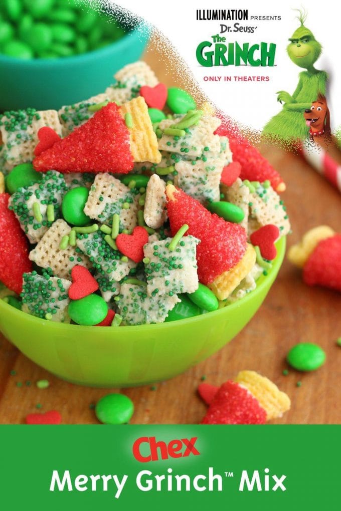 Christmas Grinch Chex Mix
