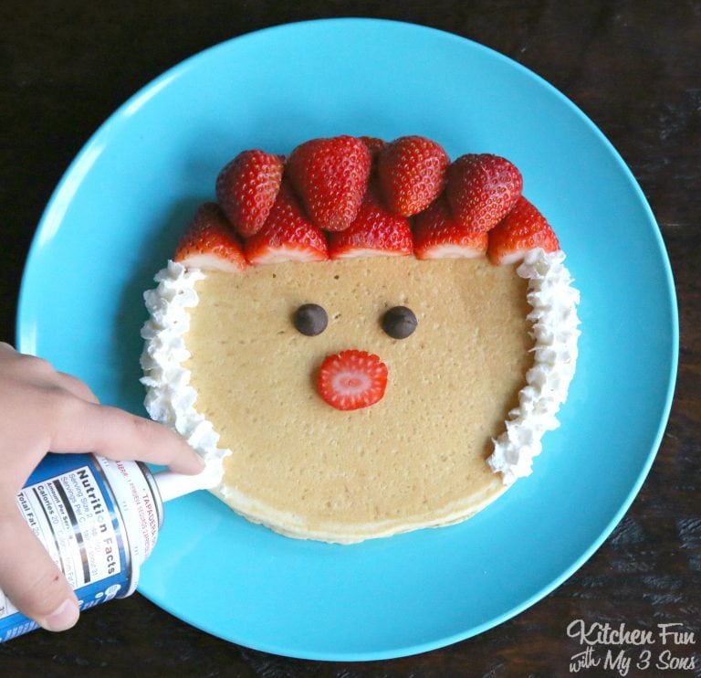 Christmas Santa Pancakes Kitchen Fun With My 3 Sons