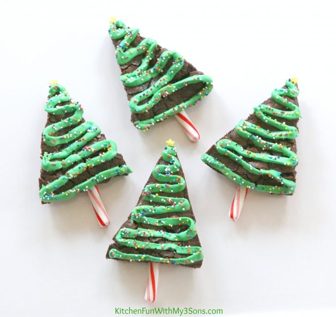 Christmas Tree Brownies