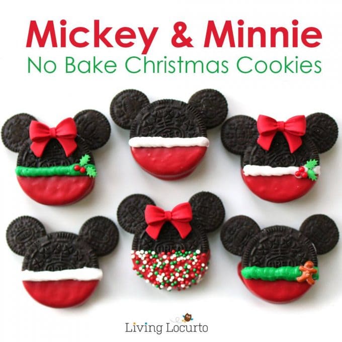 Mickey and Minnie Oreo Christmas Cookies...these are the BEST Christmas Cookie Recipes!