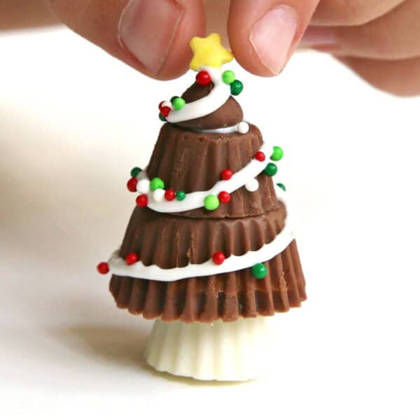 Reese's Peanut Butter Cup Christmas trees feature