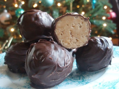 Chocolate Peanut Butter Bon Bons...these are the BEST Christmas Treats!