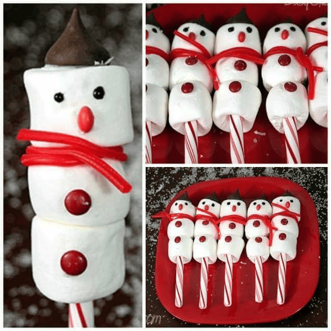Marshmallow Snowman Pops...these are the BEST Christmas Treats!