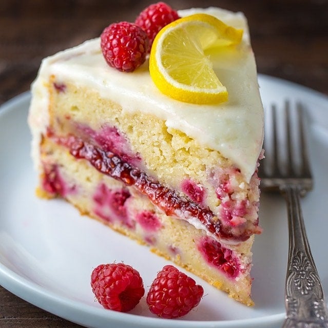 Lemon Raspberry Cake