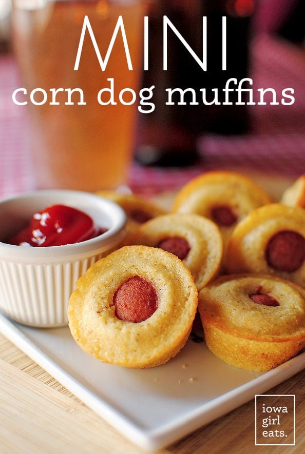 Mini Corn Dog Muffins - these are the BEST Muffin Tin Recipes for Kids!