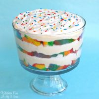 Rainbow Cake Trifle Recipe