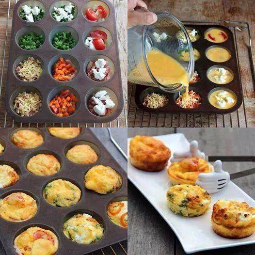 Breakfast Egg Muffins...these are the BEST Muffin tin Ideas!