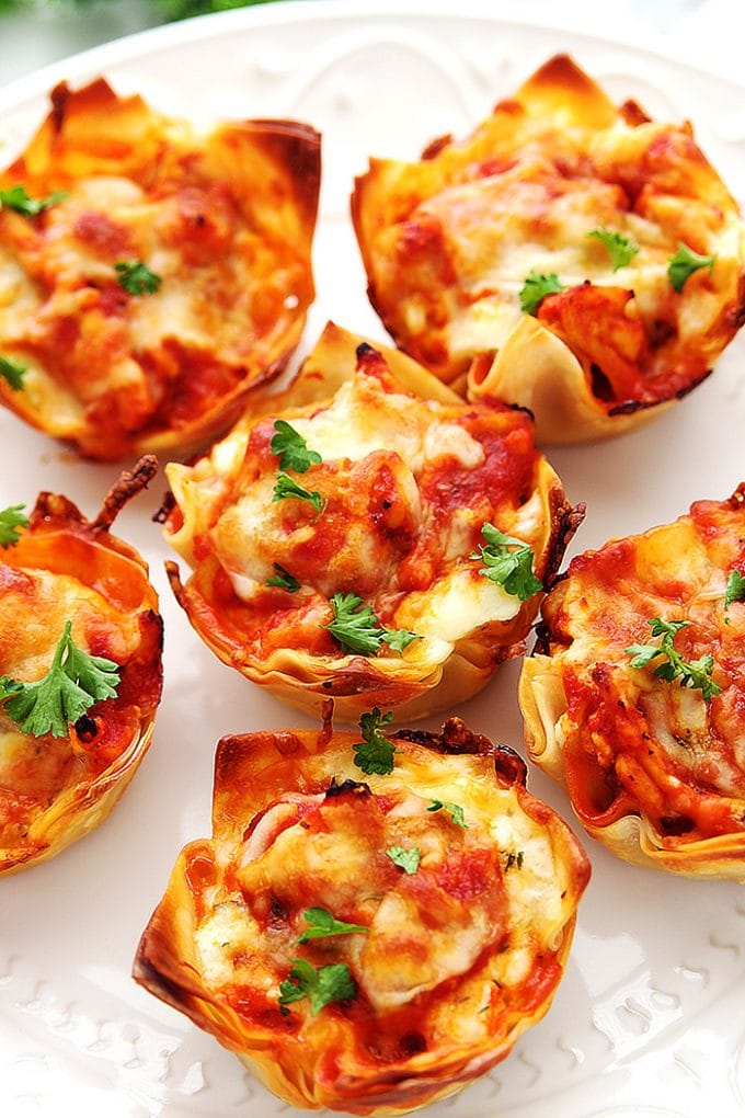 Lasagna Cups - these are the BEST Muffin Tin Recipes for Kids!