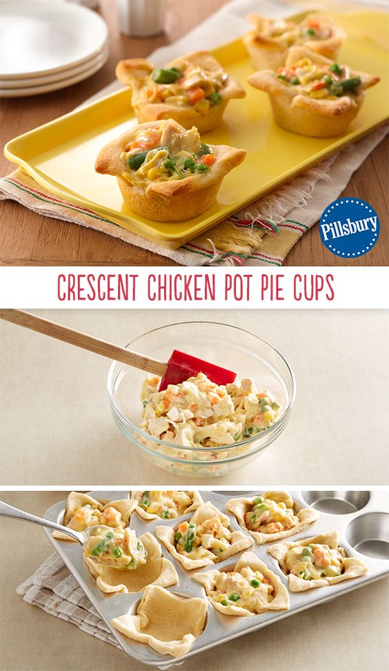 Chicken Pot Pie Cups - these are the BEST Muffin Tin Recipes for Kids!