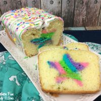Rainbow Surprise Loaf Cake
