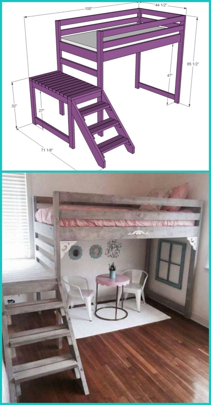 DIY Loft Bunk Beds