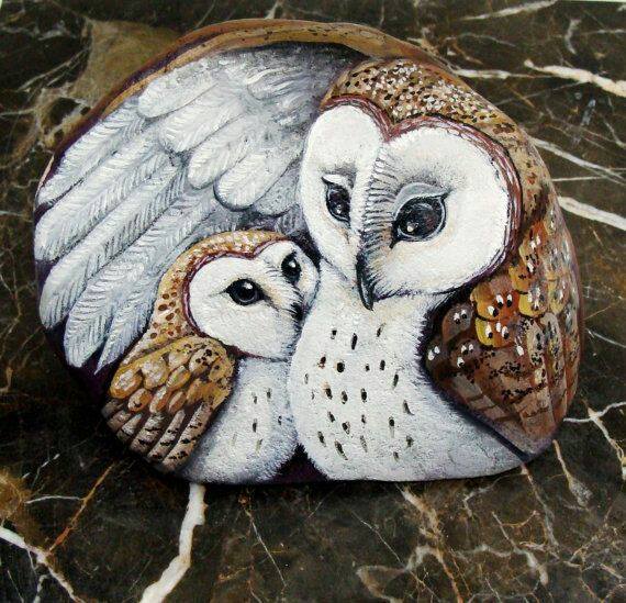 Painted Owl Rocks...these are the BEST Rock Painting Ideas!