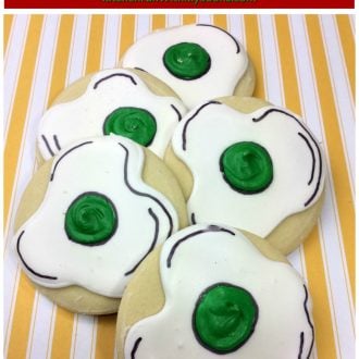 Green Eggs and Ham Dr. Seuss Cookies