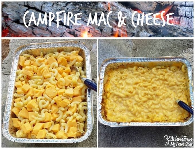Campfire Mac & Cheese....these are the BEST Camping Recipes!