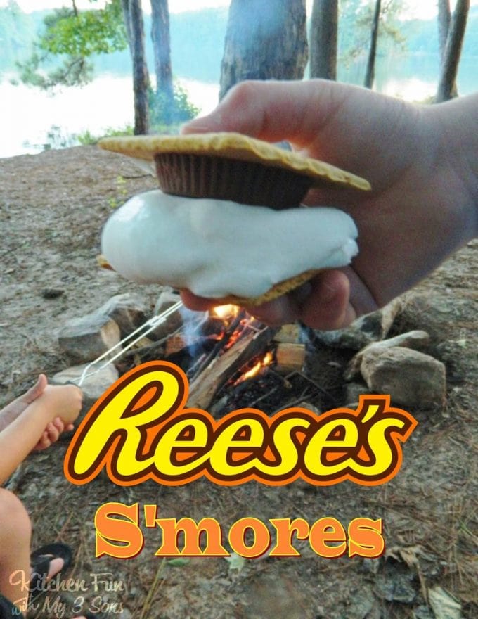 Reese's S'mores...these are the BEST Camping Recipes!
