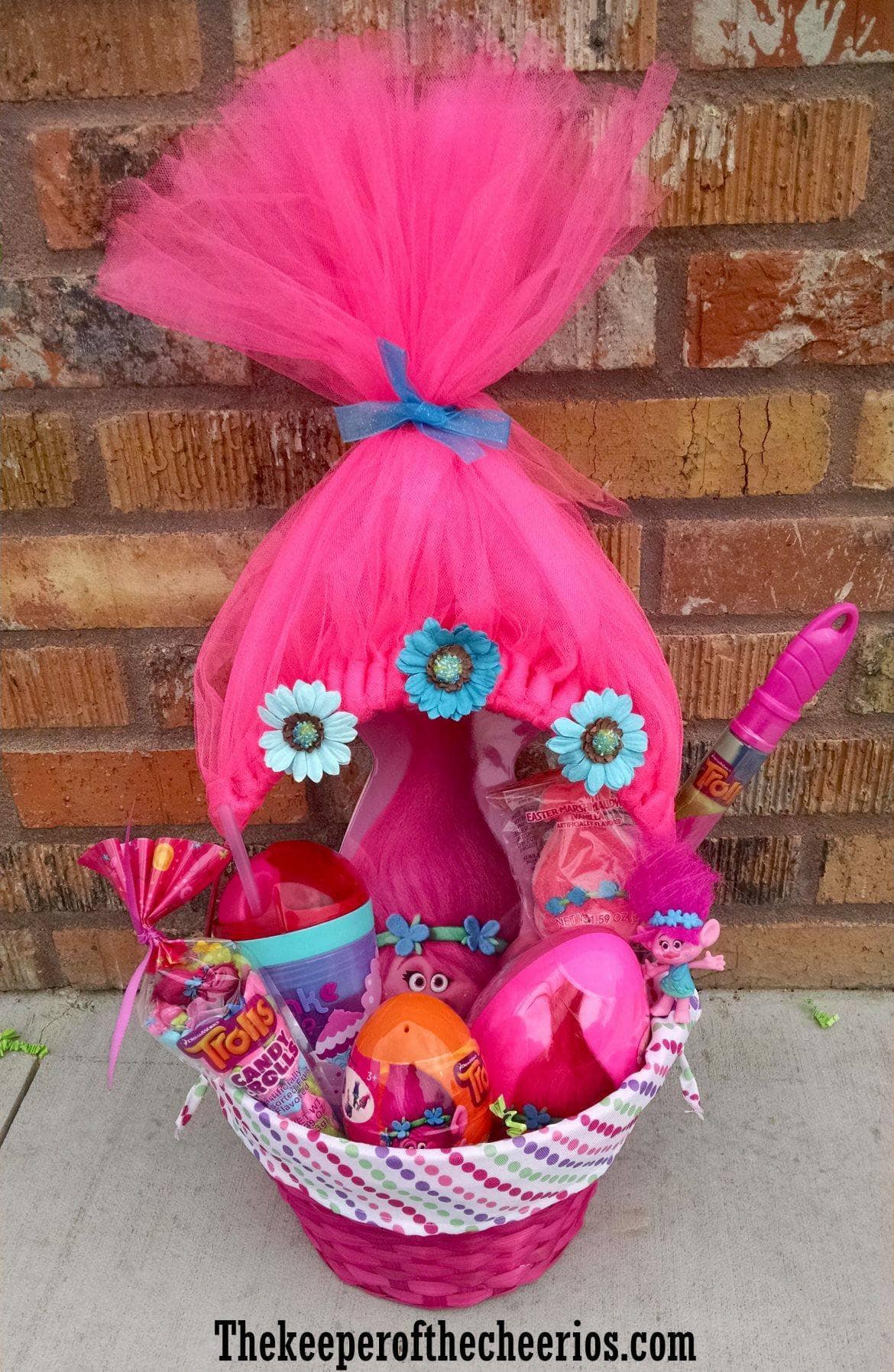 Trolls Themed Easter Basket...these are the BEST Easter Basket Ideas!