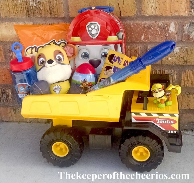 Paw Patrol Easter Basket...these are the BEST Easter Basket Ideas!