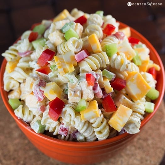 Creamy Cheddar Pasta Salad....these are the BEST Salad Recipes!