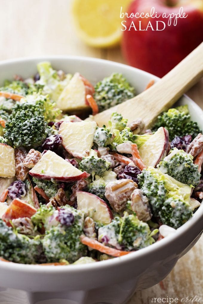Broccoli Apple Salad...these are the BEST Salad Recipes!