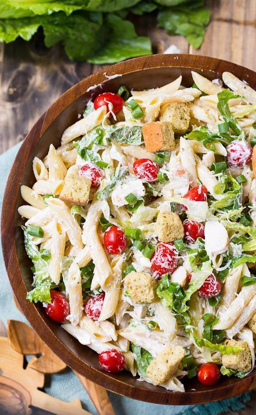 Chicken Caesar Pasta Salad...these are the BEST Salad Recipes!