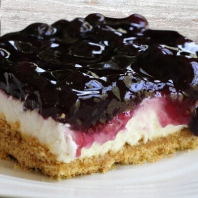 No Bake Blueberry Cheesecake feature