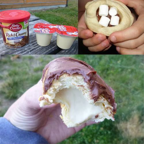 Campfire Eclairs...these are the BEST Camping Recipes!