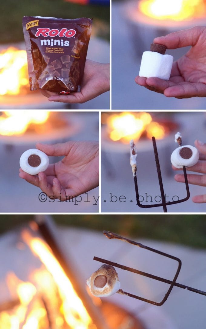 Campfire Rolo Marshmallows...these are the BEST Camping Recipes!