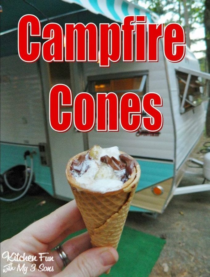 Campfire Cones...these are the BEST Camping Recipes!