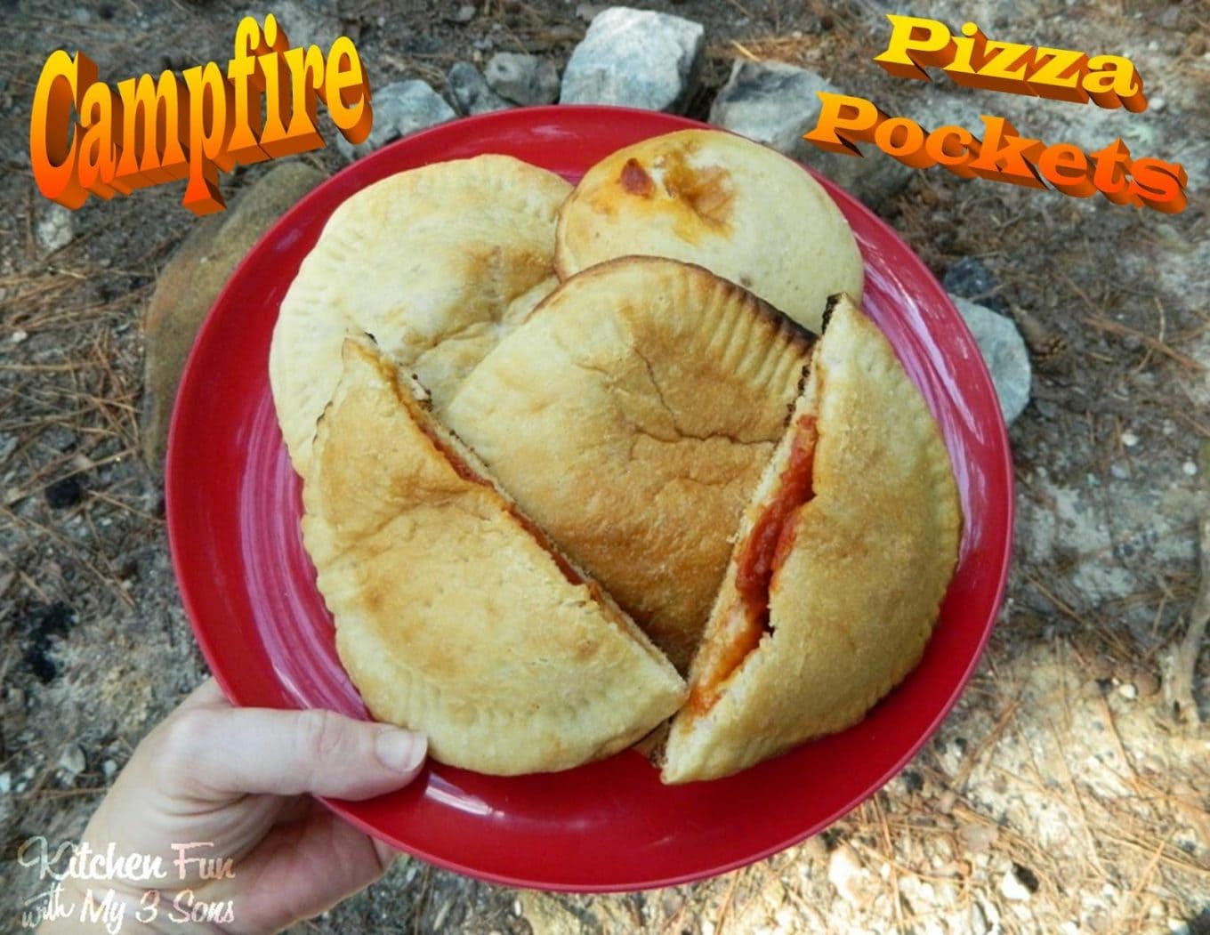 Campfire Pizza Pockets...these are the BEST Camping Recipes!