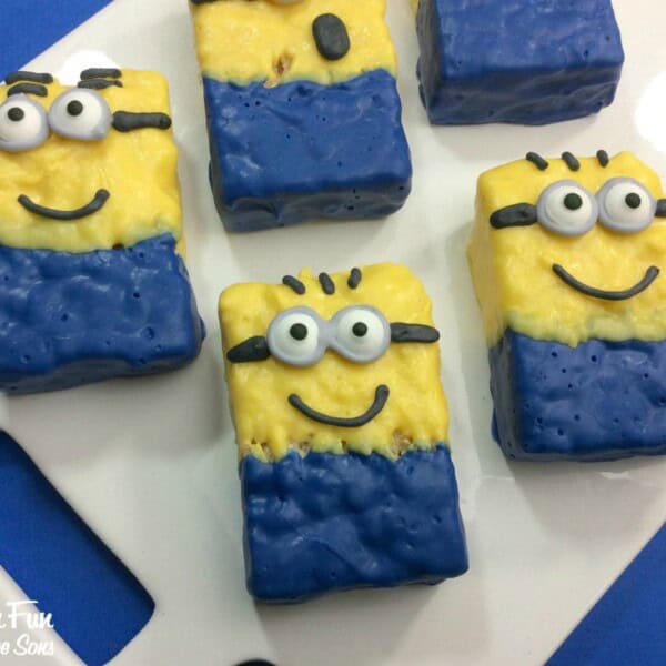 Minion Rice Krispies Treats