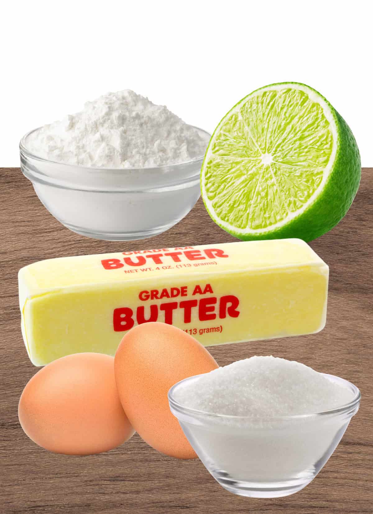 Key Lime Bars ingredients