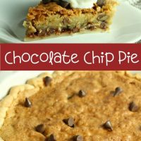 The BEST Chocolate Chip Pie pin