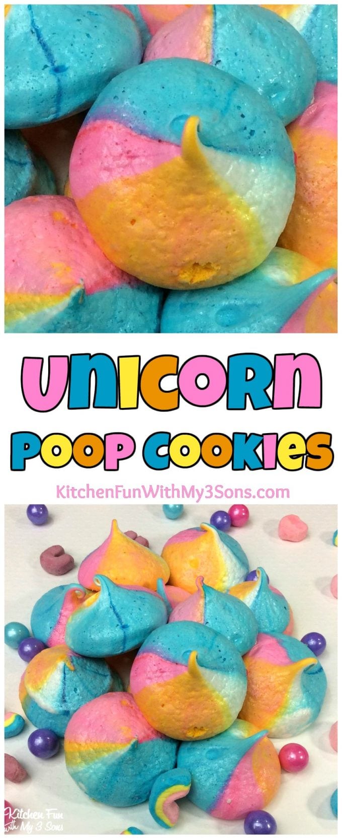 Unicorn Poop Cookies