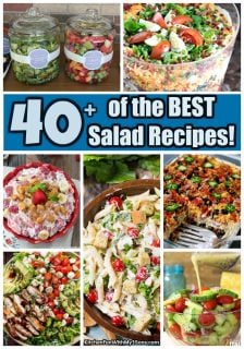 40+ of the BEST Salad Recipes - Kitchen Fun With My 3 Sons