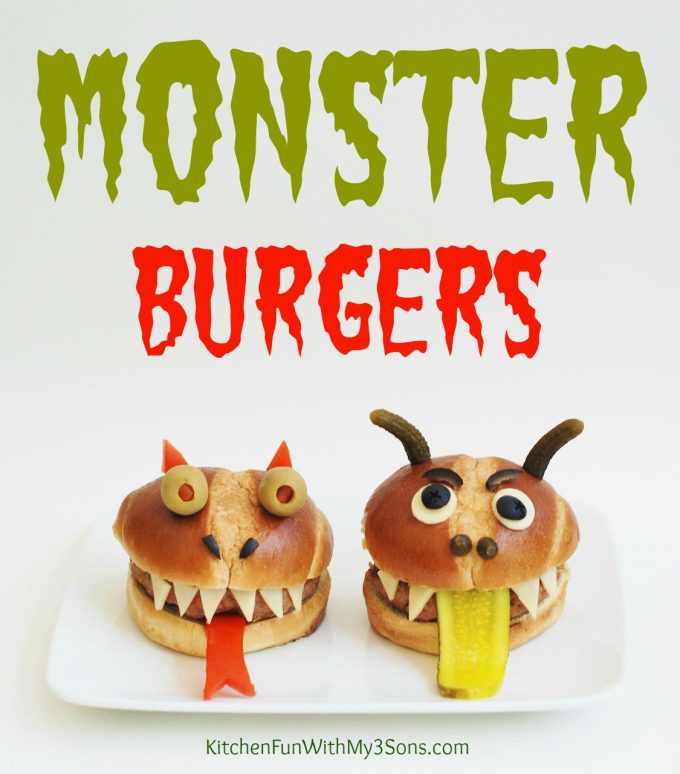 Halloween Monster Burgers