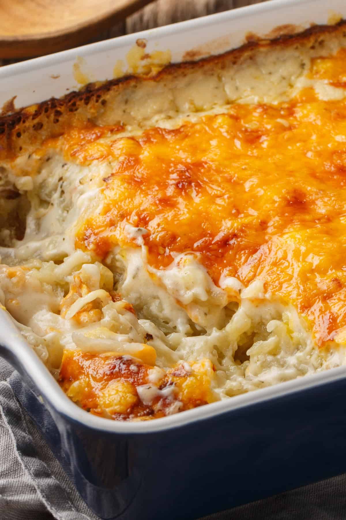 Baked Cheesy Hashbrown Casserole