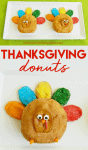 Thanksgiving Turkey Donut Treats
