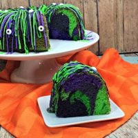 Halloween Monster Bundt Cake
