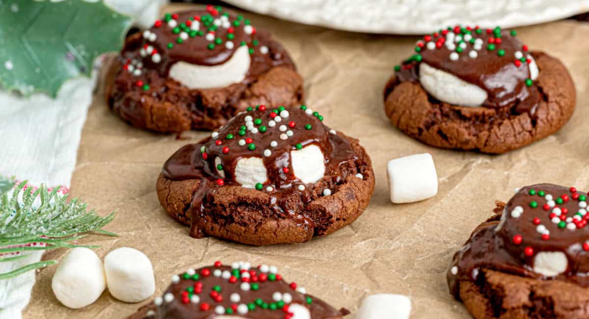 Hot Cocoa Cookies | Kitchen Fun With My 3 Sons