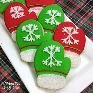 Snow Mitten Sugar Cookies