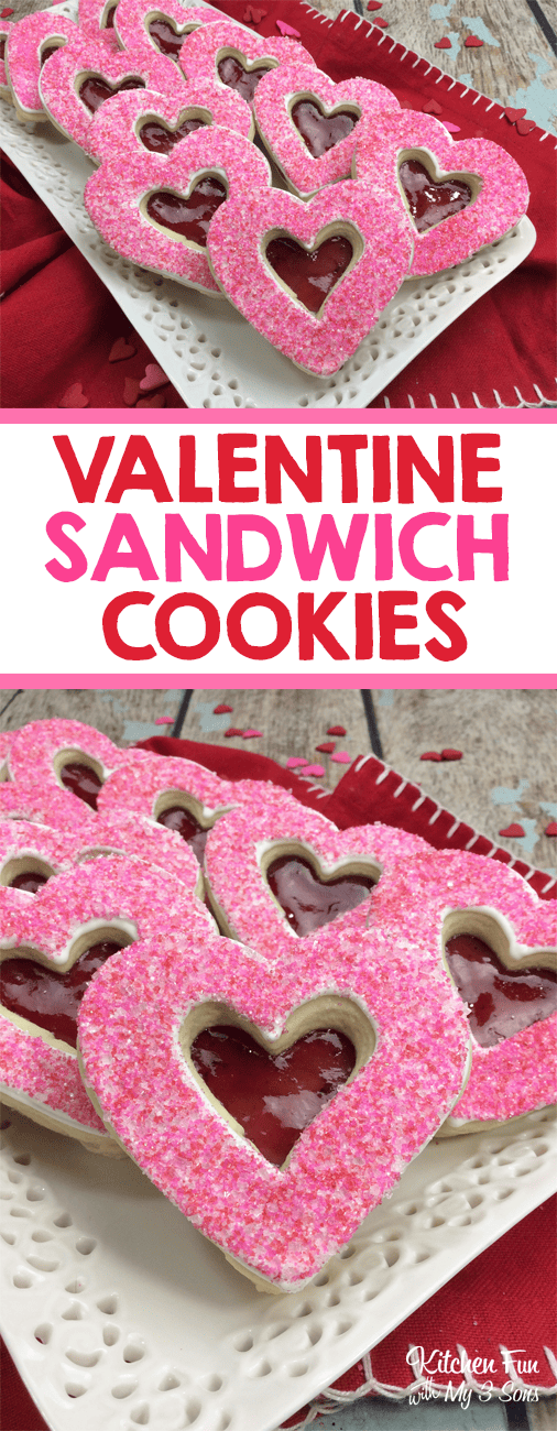 Valentine Sandwich Cookies