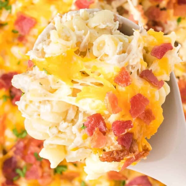 Bacon Chicken Ranch Pasta feature