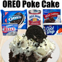 5-Ingredient Oreo Poke Cake