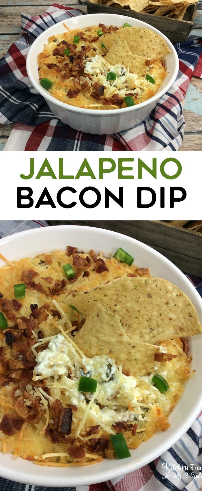 Bacon Jalapeno Popper Dip