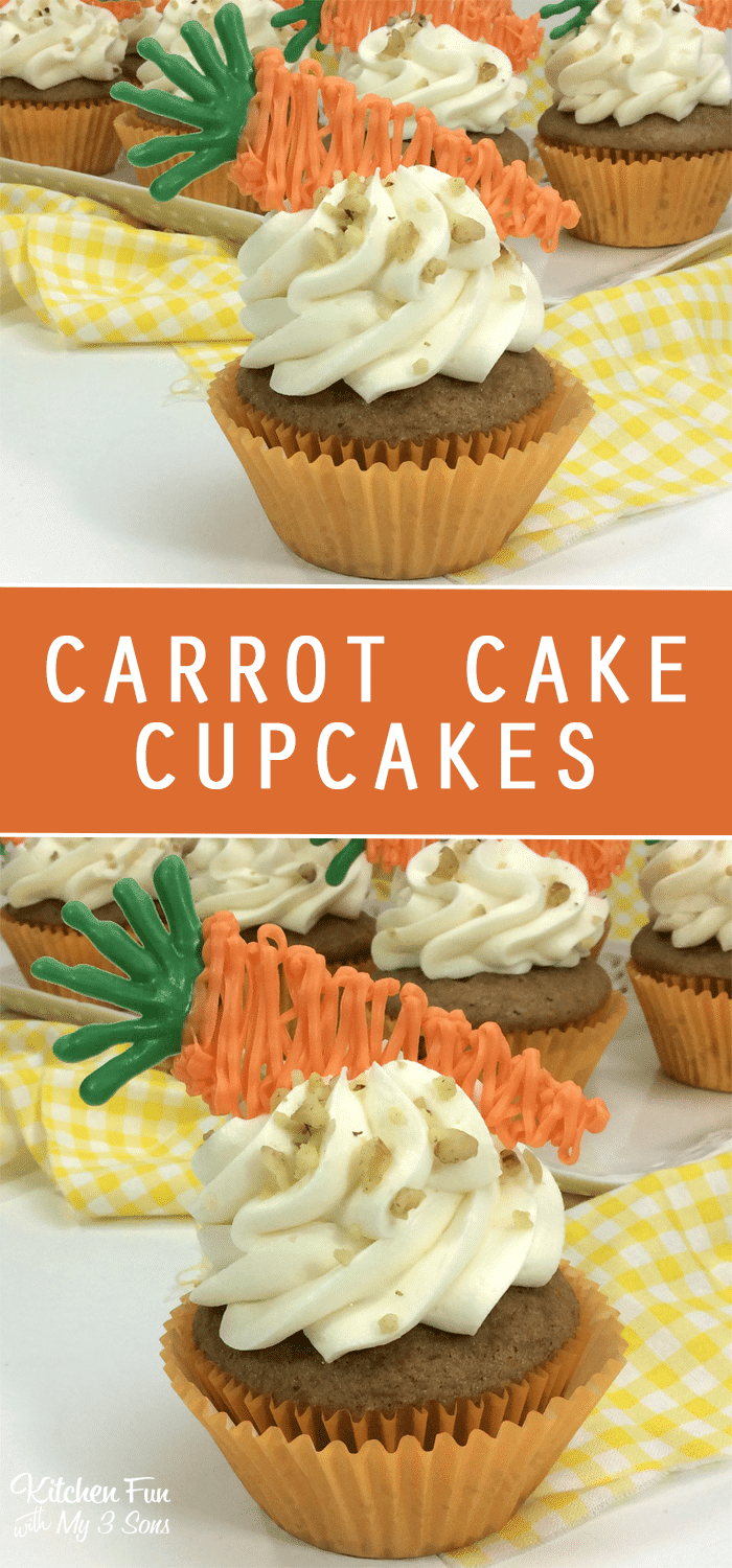Easter Carrot Cupcakes 