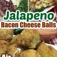 Air Fryer Jalapeno Bacon Cheese Balls