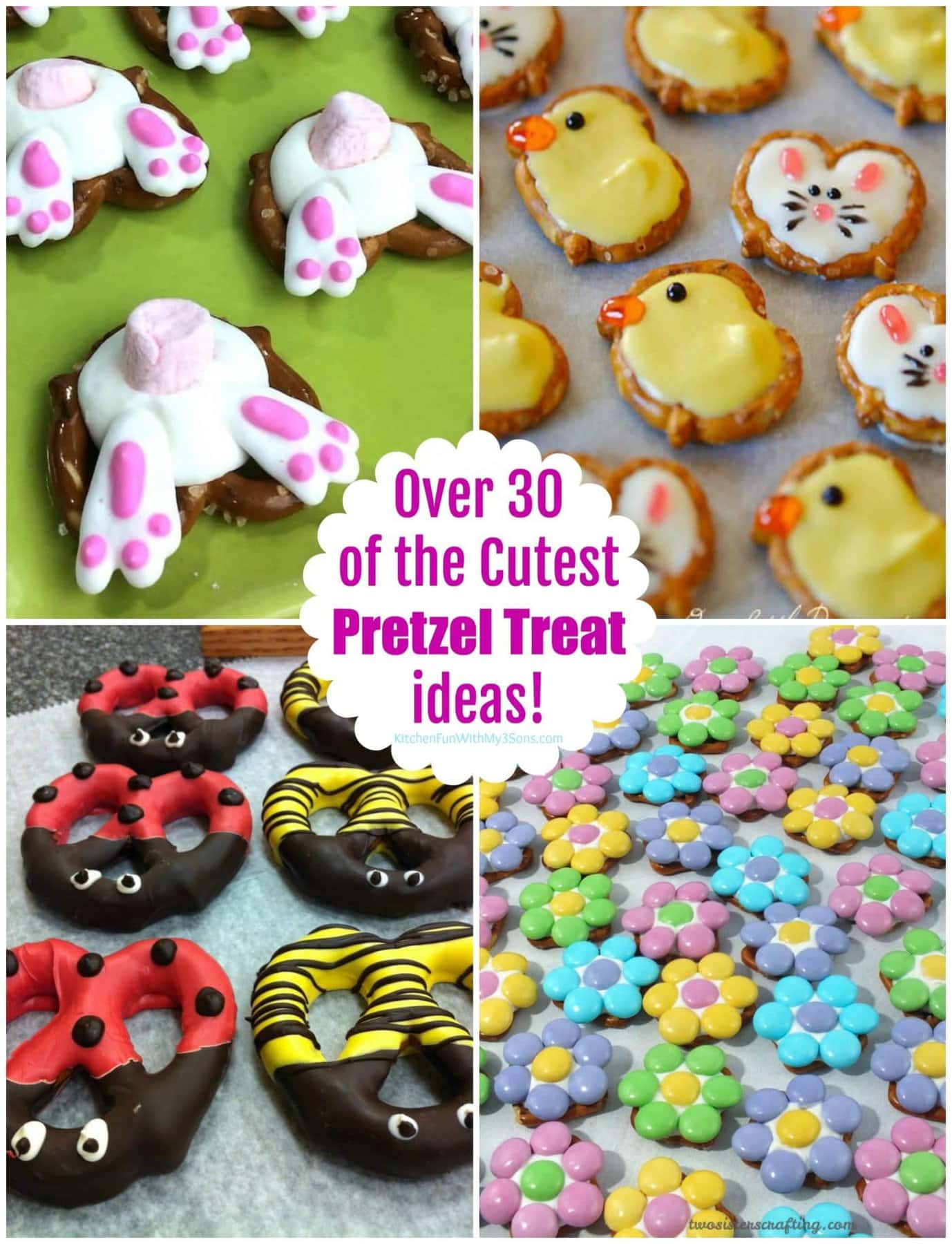 Over 30 of the Cutest Pretzel Treat ideas!
